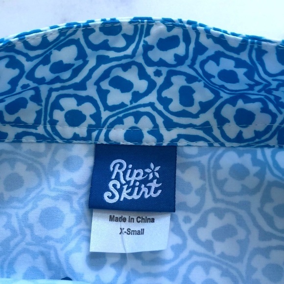 Rip Skirt Hawaii Blue Betty Wrap Skirt Mini Skirt Swim Coverup Size XS NWT - Picture 4 of 9